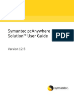 Symantec PcAnywhere Solution User Guide Version 12.5