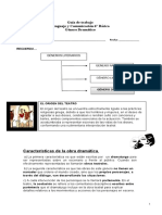 Guía de Aprendizaje 6° - N°9 Género Dramátrico