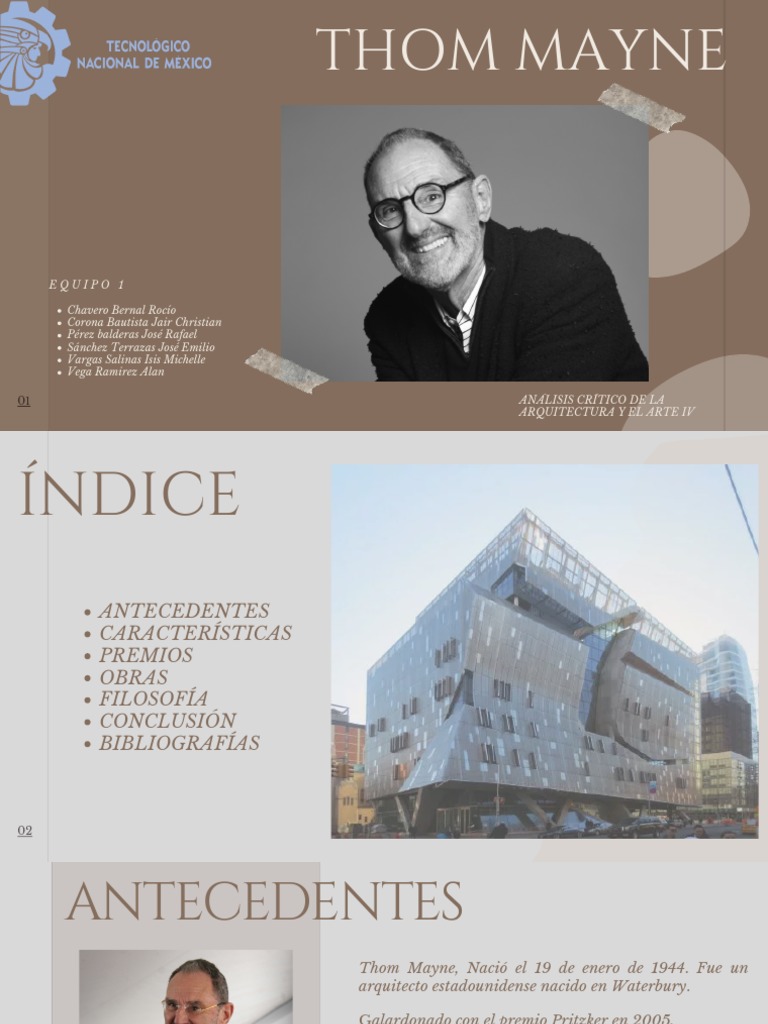 Thom Mayne y Morphosis: Innovación Arquitectónica | PDF | Torre