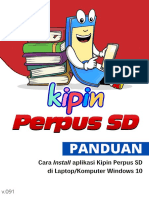 Manual Cara Install Modul Kipin Perpus SD Di Komputer Berbasis Windows 10