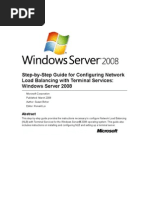 Download Step-By-Step Guide for Configuring Network Load Balancing With Terminal Services in Windows Server 2008 by Awais Mirza SN5987869 doc pdf