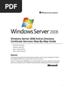 Download Windows Server 2008 Active Directory Certificate Services Step-By-Step Guide by Awais Mirza SN5987876 doc pdf