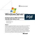 Windows Server 2008 TS Gateway Server Step-By-Step Setup Guide