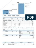 Payslip details