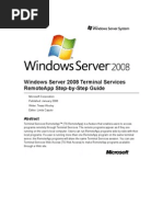 Download Windows Server 2008 Terminal Services RemoteApp Step-By-Step Guide by Awais Mirza SN5987887 doc pdf
