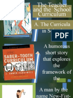 The Teacher and The School Curriculum