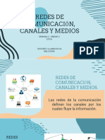 Redes, Canales y Medio de Comunicacion