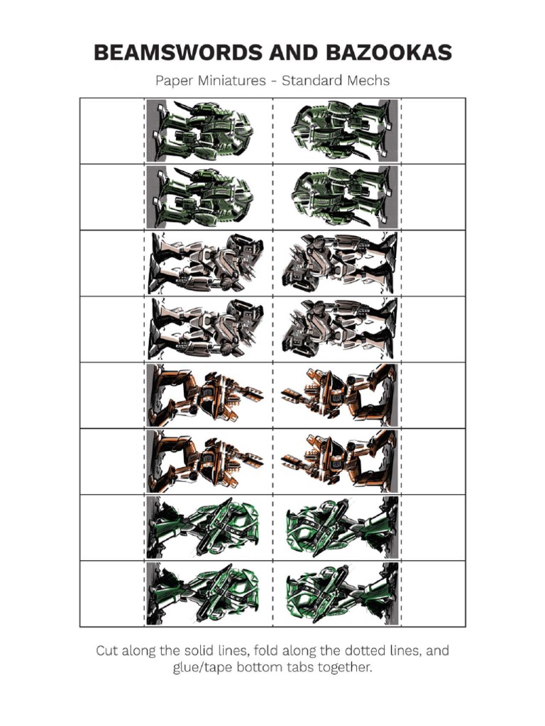 Paper Miniatures (Revised) | PDF