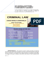 2022 Criminal Law Materials