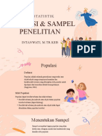 BIOSTATISTIK - Populasi & Sampel Penelitian