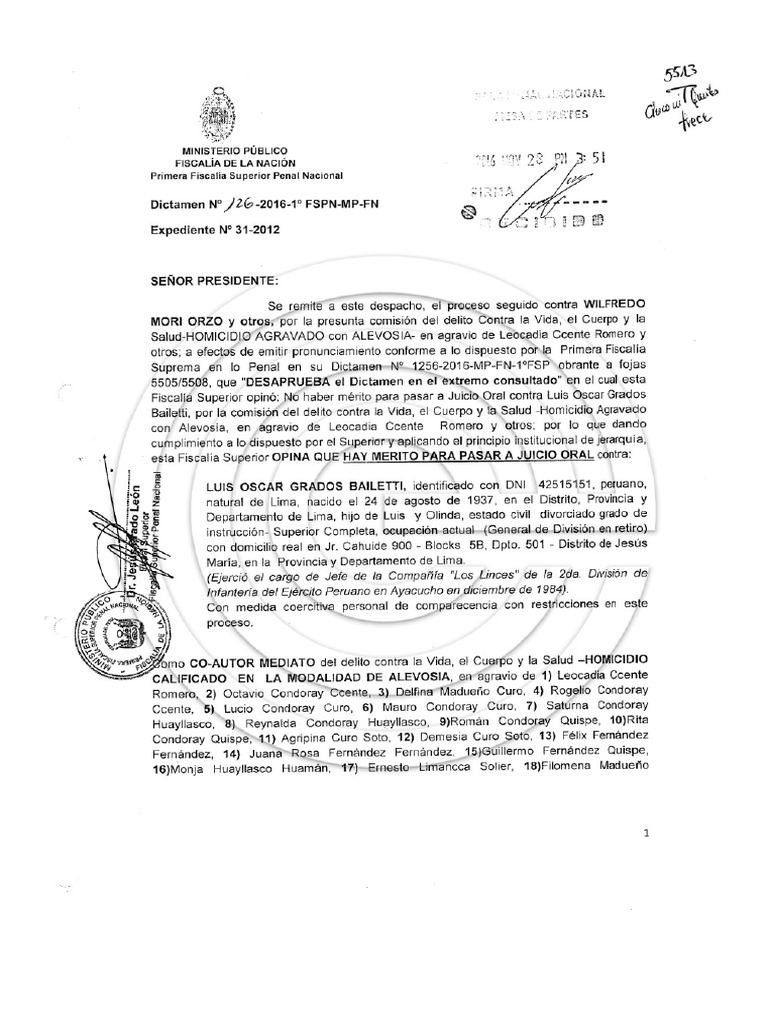Acusado por matanza de Putis es el nuevo jefe de Seguridad del Congreso