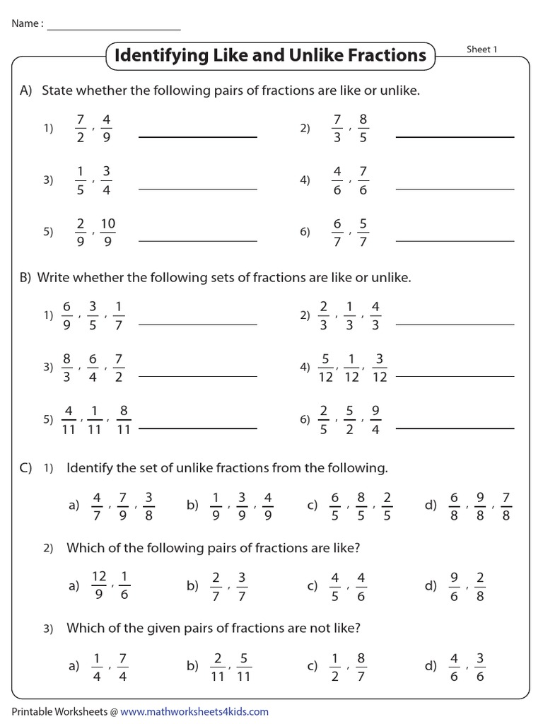 identifying-similar-and-dissimilar-fractions-worksheet-1-pdf