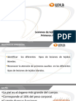 Lesiones tejidos blandos primeros auxilios