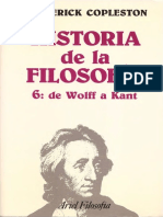 Historia de La Filosofia de Wolff a Kant