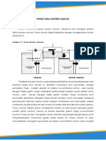 Prinsip Kerja Reverse Osmosis