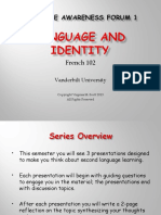 Language Awareness Forum 1 Identity1