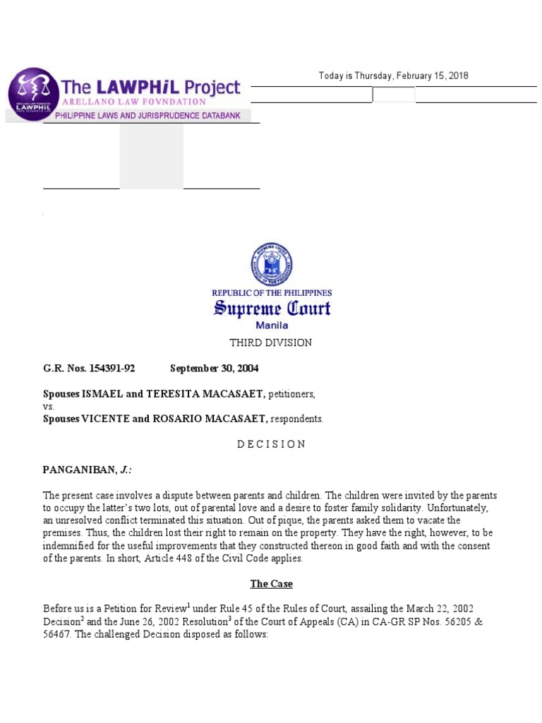 Macasaet V Macasaet Pdf