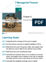Chapter 9 Cost of Capital