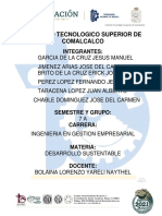 Escenarios de Sustentabilidad de La Comunidad