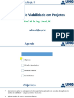 Análise de Viabilidade em Projetos_Aula II - Prof. Limad vAluno v01