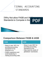 Mwhy Not Allow Fasb and Iasb Standards To Compete in The Us