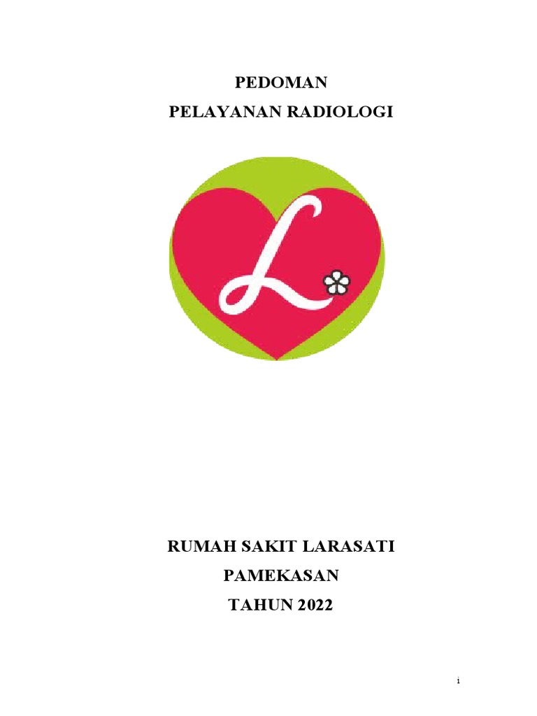 Pedoman Pelayanan Radiologi Larasati PDF