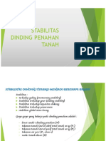 Stabilitas Dinding Penahan Tanah