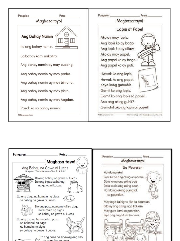 Filipino Reading Materials PDF