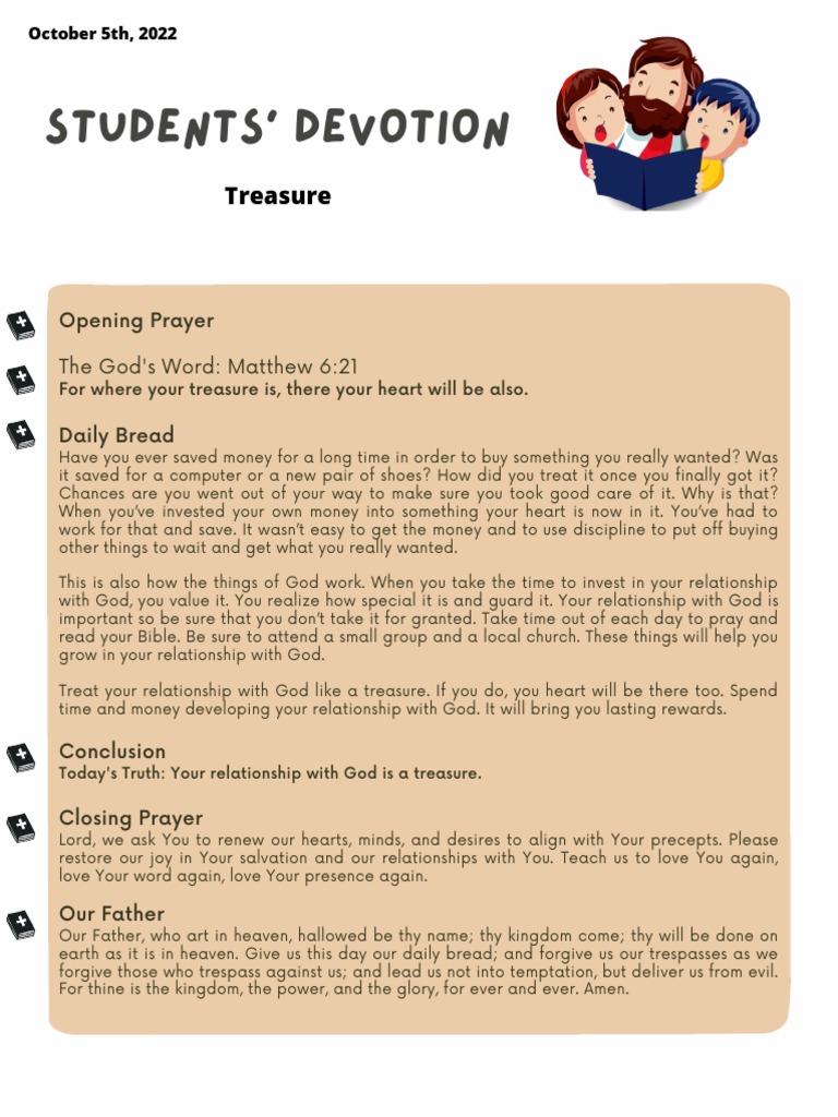 Students' Devotion - 051022 | PDF