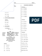 Factorización y Ec. 2do Grado