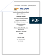 Universidad Cristiana Evangélica Nuevo Milenio: Nombre Del Espacio de Aprendizaje