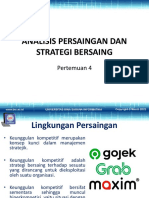 Analisis Persaingan Dan Strategi Bersaing: Pertemuan 4