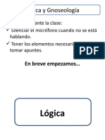 Clase 4 - Lógica y Gnoseología
