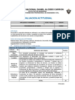 Evaluacion Actitudinal