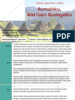 Modul Projek Kearifan Lokal - Rumahku, Warisan Budayaku - Fase B