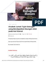 Khutbah Tujuh Golongan