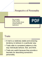 SS2712 - Lect 3 - Trait Perspective