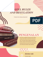 Hotel Rules and Regulation