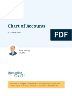 Chart of Accounts Explanation