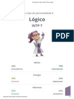 Personalidade "Lógico" (INTP) - 16personalities