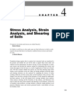 Stress Analysis, Strain Analysis, and Shearing of Soils