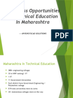 Technical Education Scenerio in Maharashtra