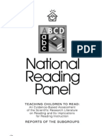 Download ReportOfTheNationalReadingPanel by benmart SN5988483 doc pdf