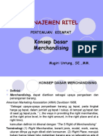 P4. Konsep Dasar Merchandising