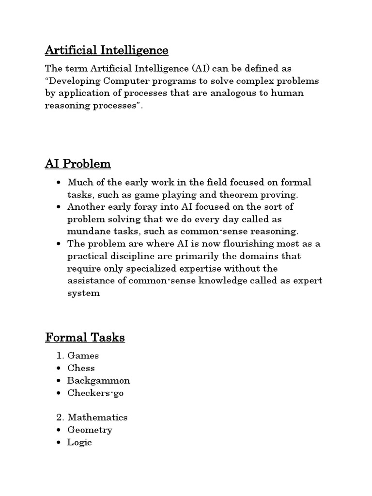 Dse Study Ai Notes