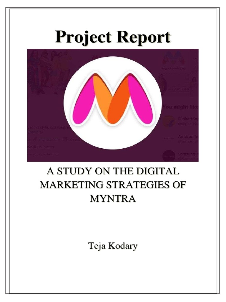 Myntra Project | PDF
