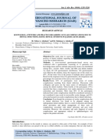 Knowledge, Attitudes and Practice Regarding Ocular Complications Due To Dental Infections Among Dental Students in Qassim, Saudi Arabia