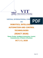 Robotics Conference Topics
