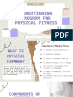 Conditioning Program for Physical Fitness