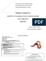 Viermi Inelați - Proiect Didactic